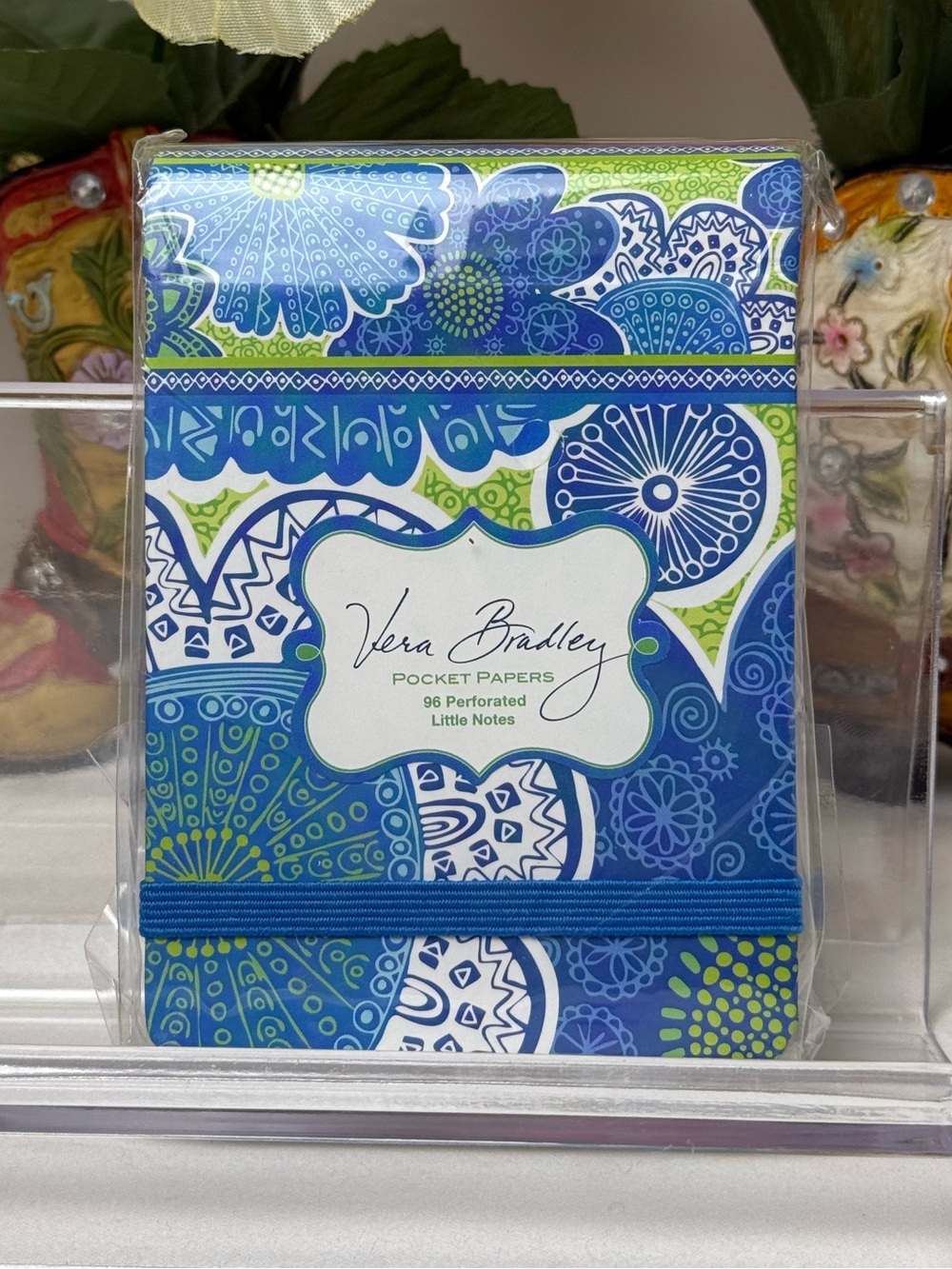NWT Vera Bradley Doodle Daisy Pocket Paper NIP